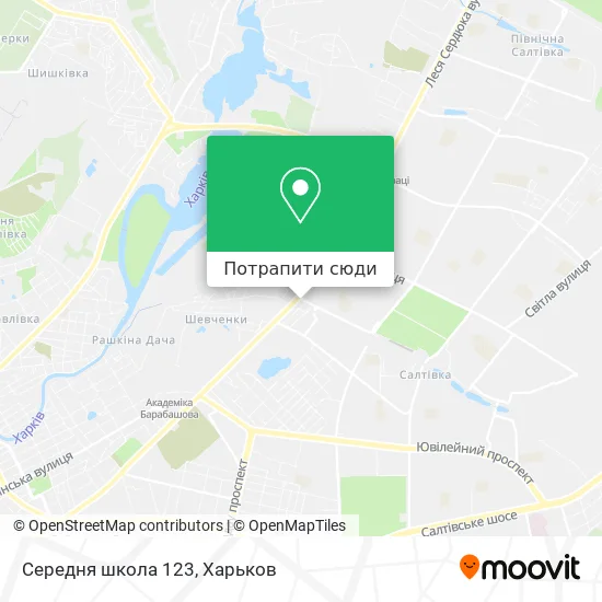 Карта Середня школа 123