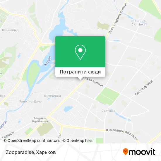 Карта Zooparadise