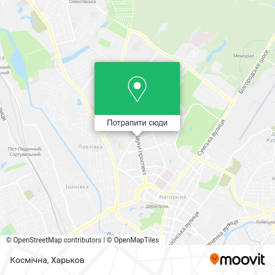 Карта Космічна