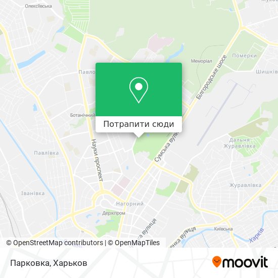 Карта Парковка