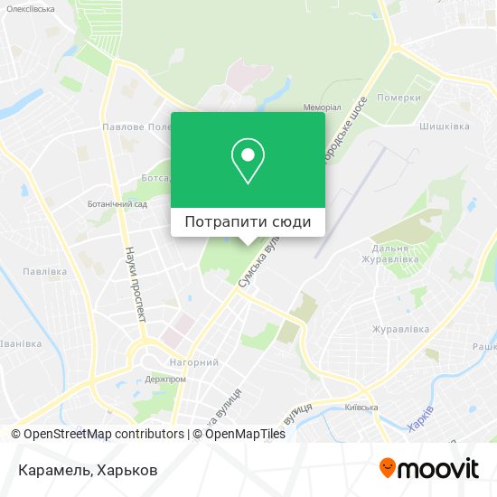 Карта Карамель