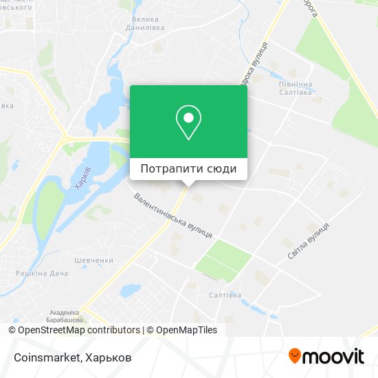 Карта Coinsmarket