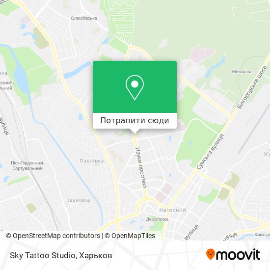 Карта Sky Tattoo Studio