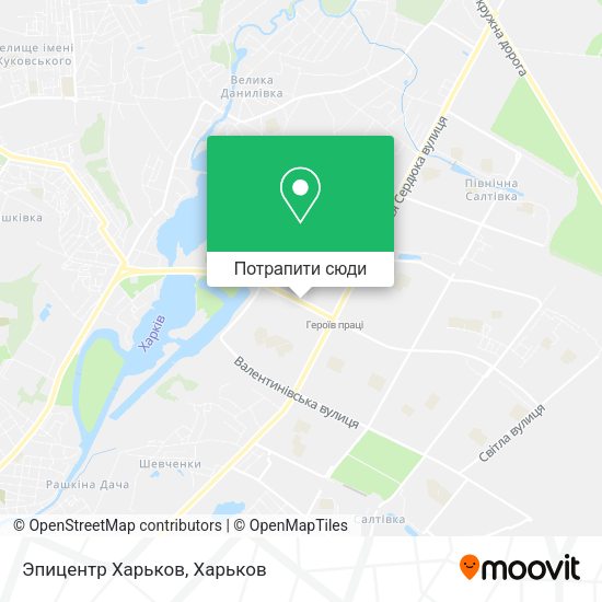 Карта Эпицентр Харьков