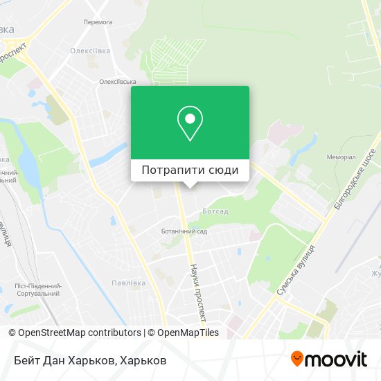 Карта Бейт Дан Харьков