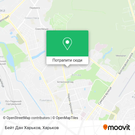 Карта Бейт Дан Харьков
