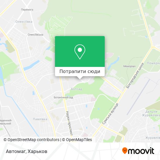 Карта Автомаг