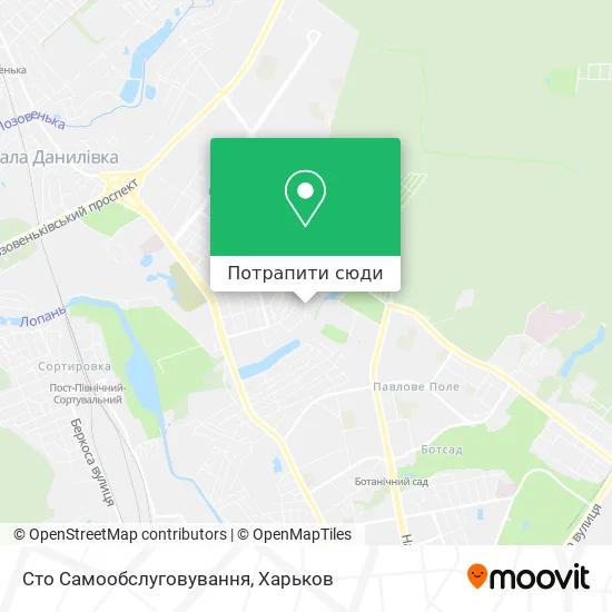Карта Сто Самообслуговування