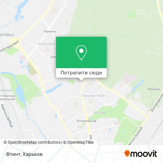 Карта Фтинт