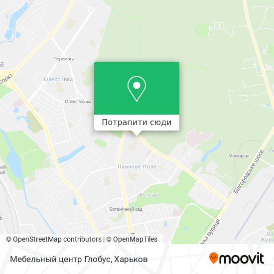 Карта Мебельный центр Глобус