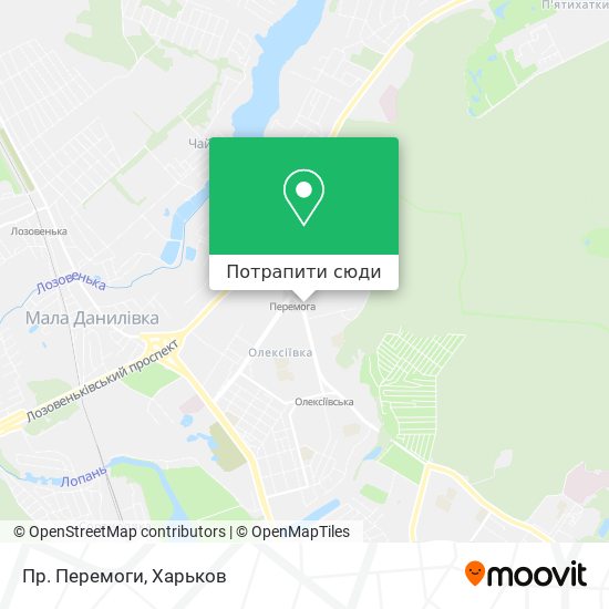Карта Пр. Перемоги