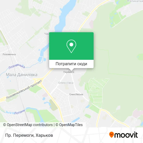 Карта Пр. Перемоги
