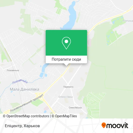 Карта Епіцентр