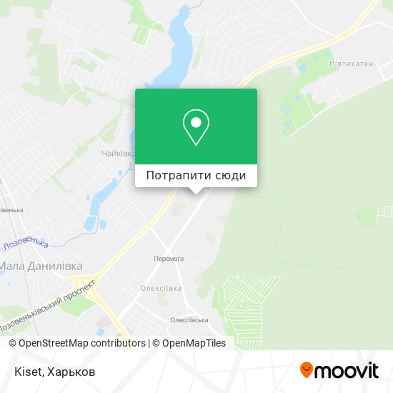 Карта Kiset
