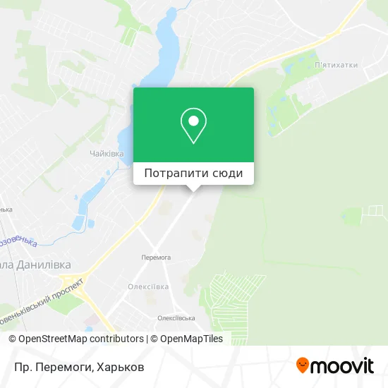 Карта Пр. Перемоги