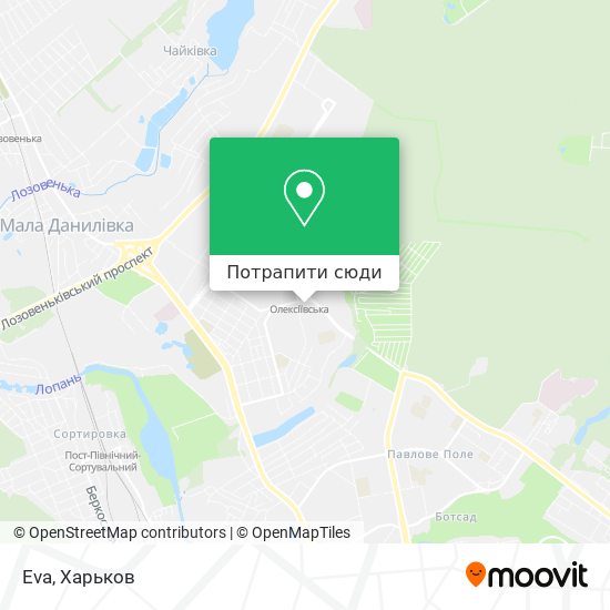 Карта Eva