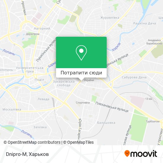 Карта Dnipro-M