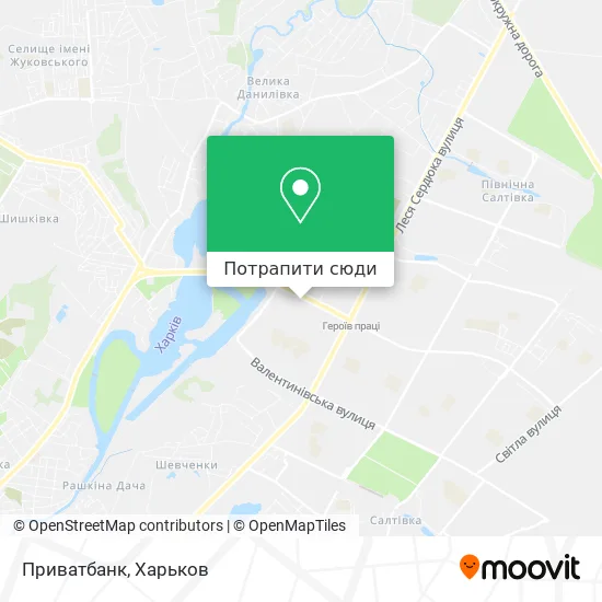 Карта Приватбанк