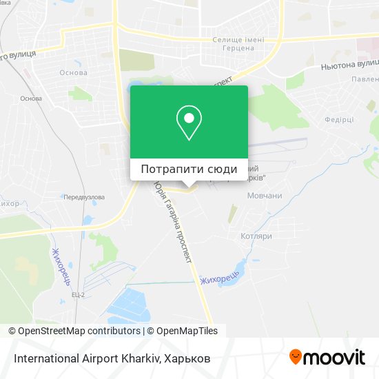 Карта International Airport Kharkiv