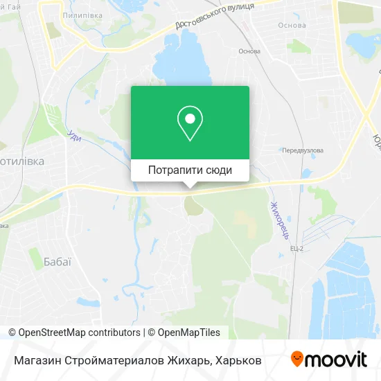 Карта Магазин Стройматериалов Жихарь