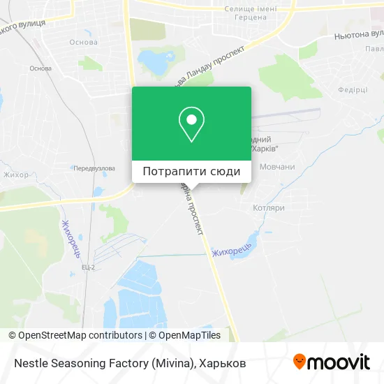 Карта Nestle Seasoning Factory (Mivina)