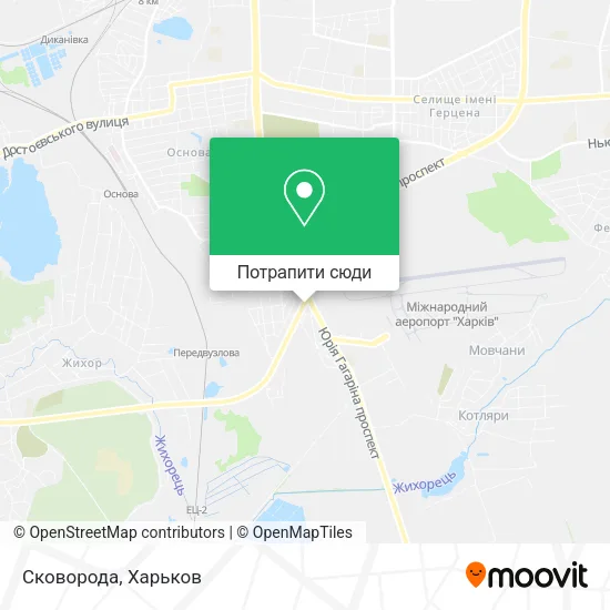 Карта Сковорода