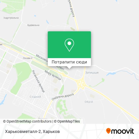 Карта Харьковметалл-2