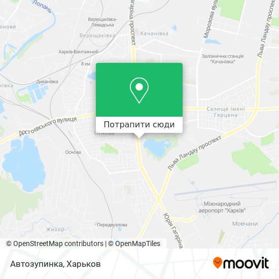 Карта Автозупинка