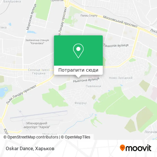 Карта Oskar Dance