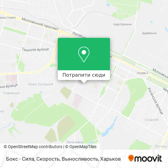 Карта Бокс - Сила, Скорость, Выносливость