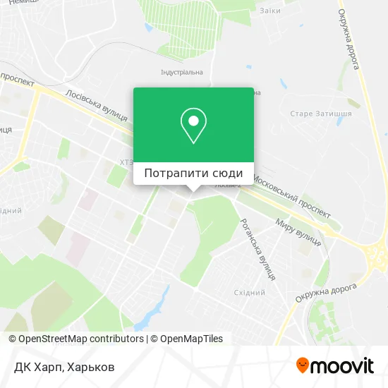 Карта ДК Харп