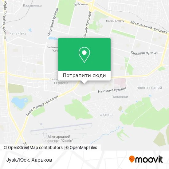 Карта Jysk/Юск