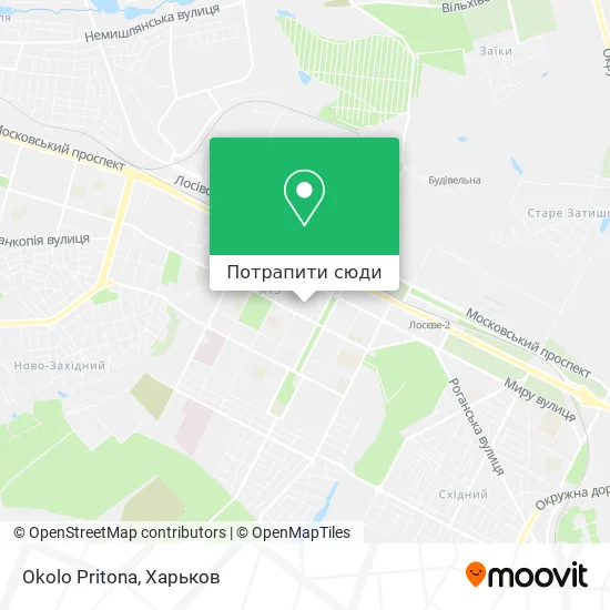 Карта Okolo Pritona