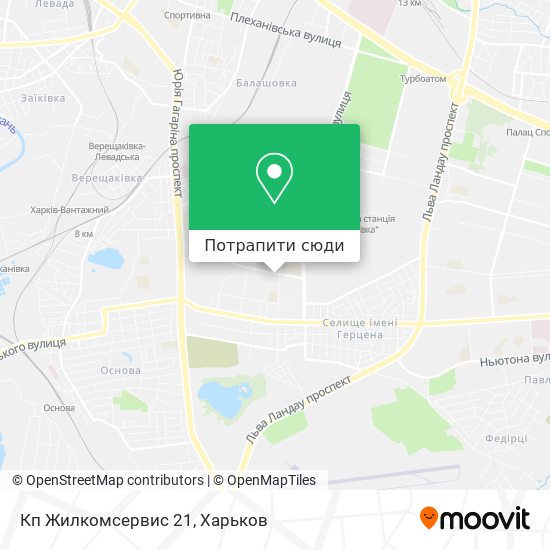 Карта Кп Жилкомсервис 21