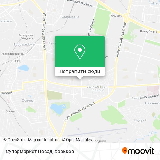 Карта Супермаркет Посад