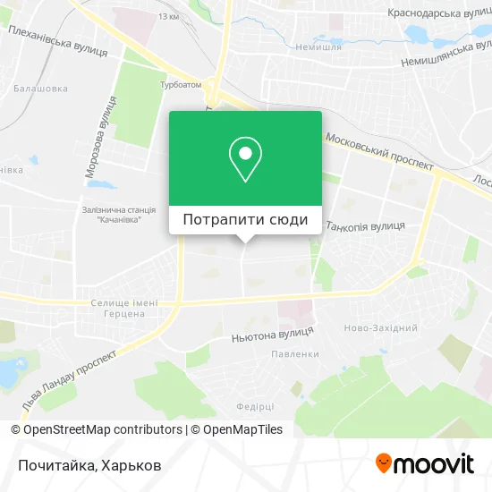 Карта Почитайка
