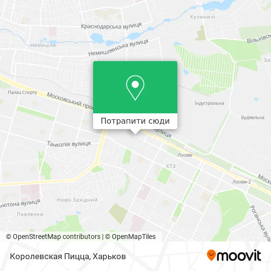 Карта Королевская Пицца