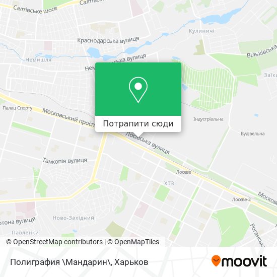 Карта Полиграфия \Мандарин\