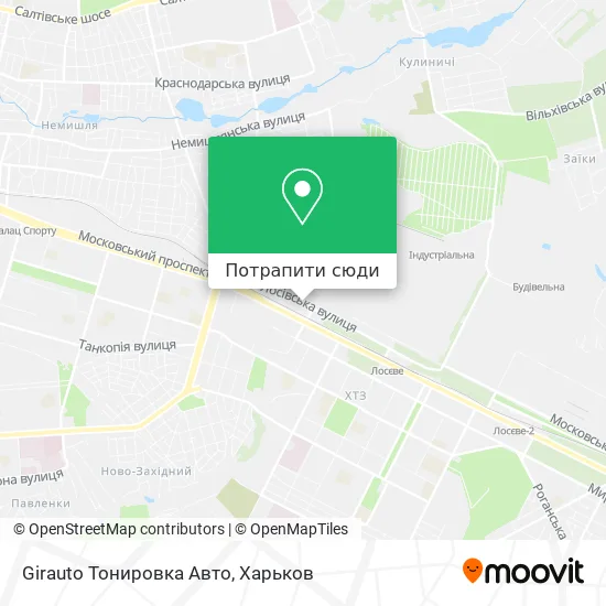 Карта Girauto Тонировка Авто