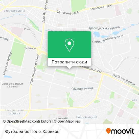 Карта Футбольное Поле