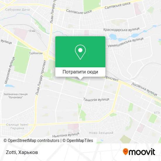 Карта Zotti