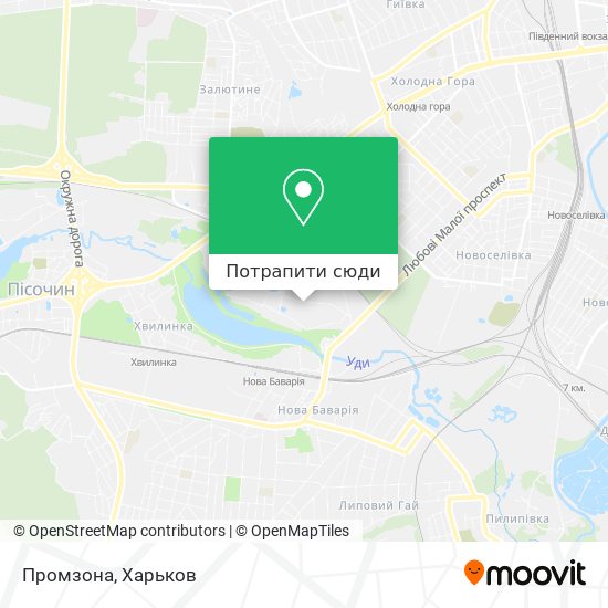 Карта Промзона