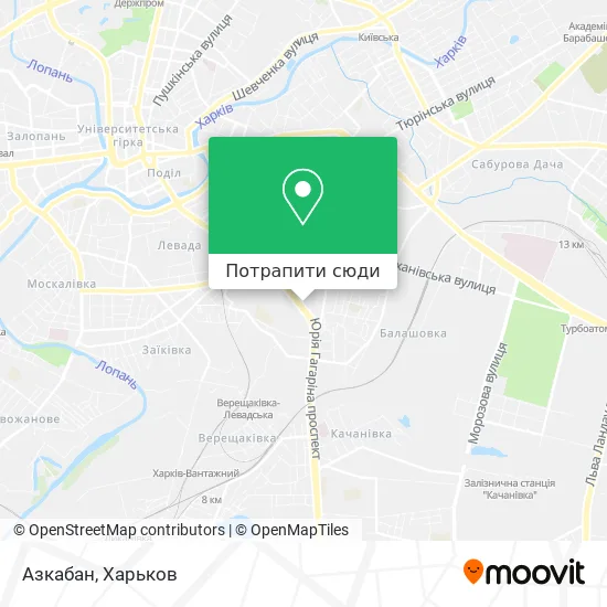 Карта Азкабан