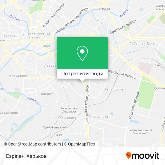 Карта Espina+