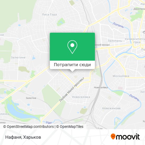 Карта Нафаня