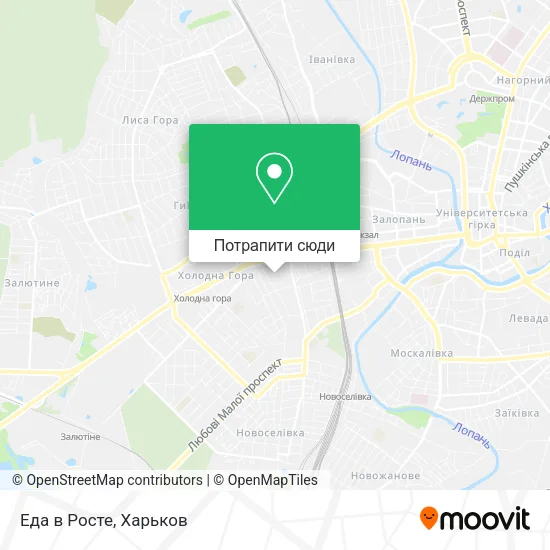 Карта Еда в Росте
