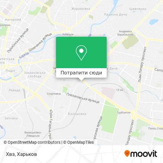 Карта Хвз