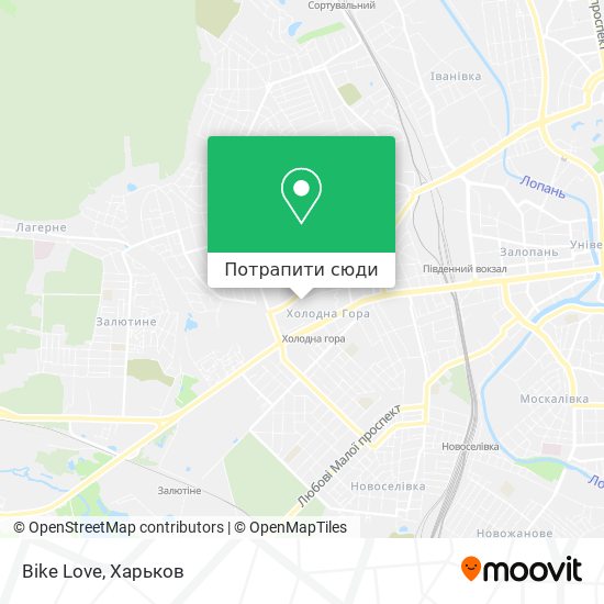 Карта Bike Love