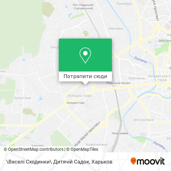 Карта \Веселі Сходинки\ Дитячій Садок