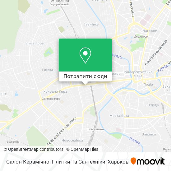 Карта Салон Керамічноі Плитки Та Сантехніки